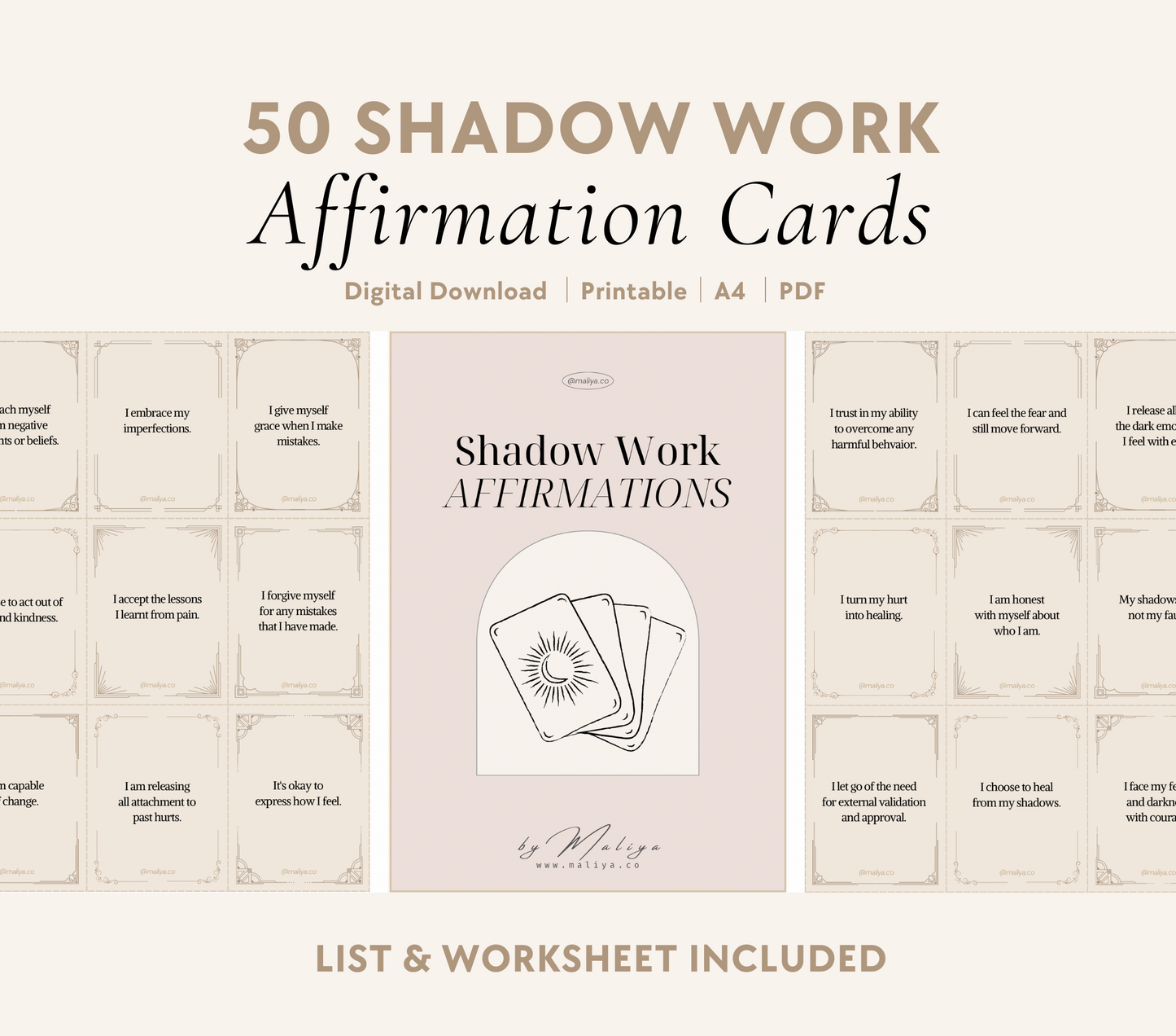 Shadow Work Affirmations