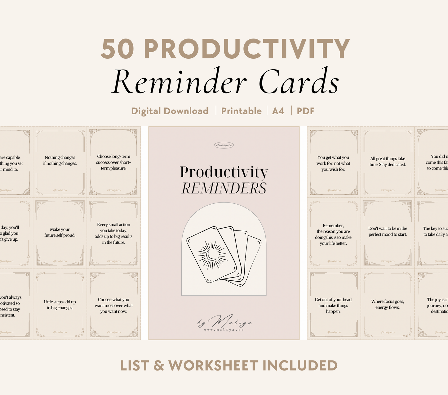 Productivity Reminders