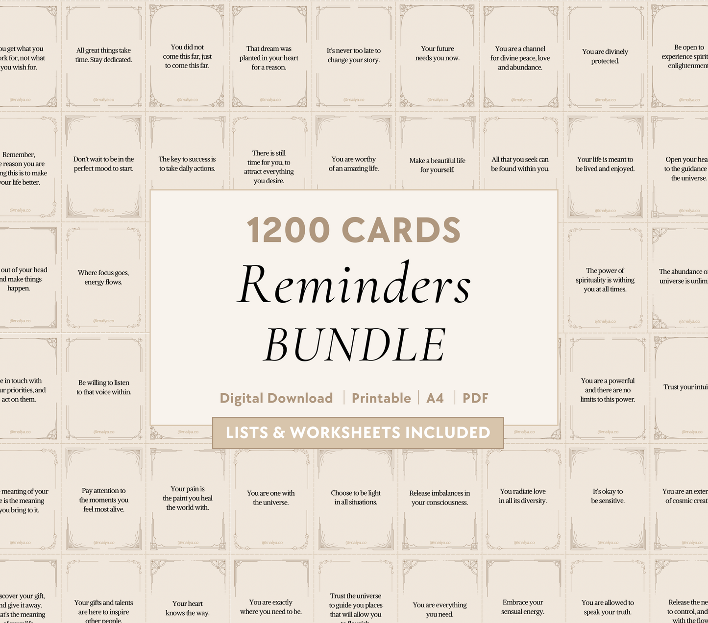 1200 Reminders Bundle