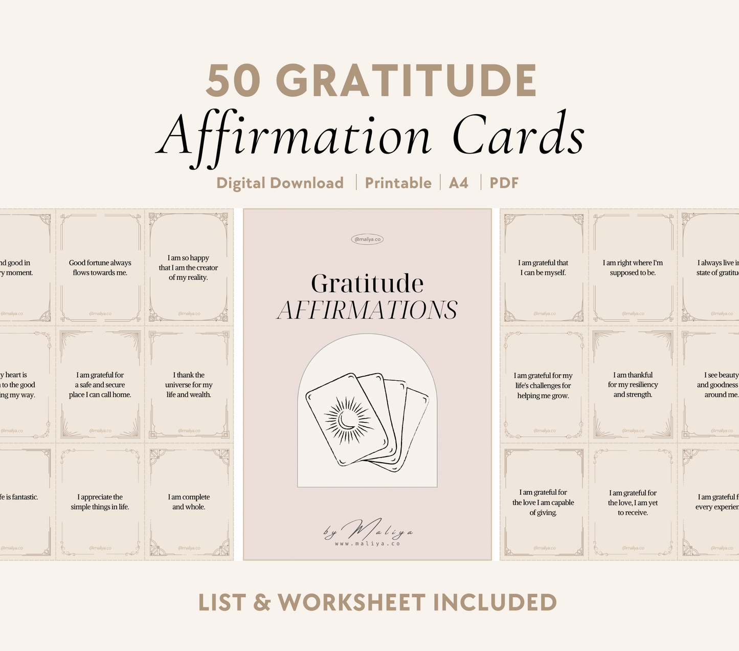 Gratitude Affirmations