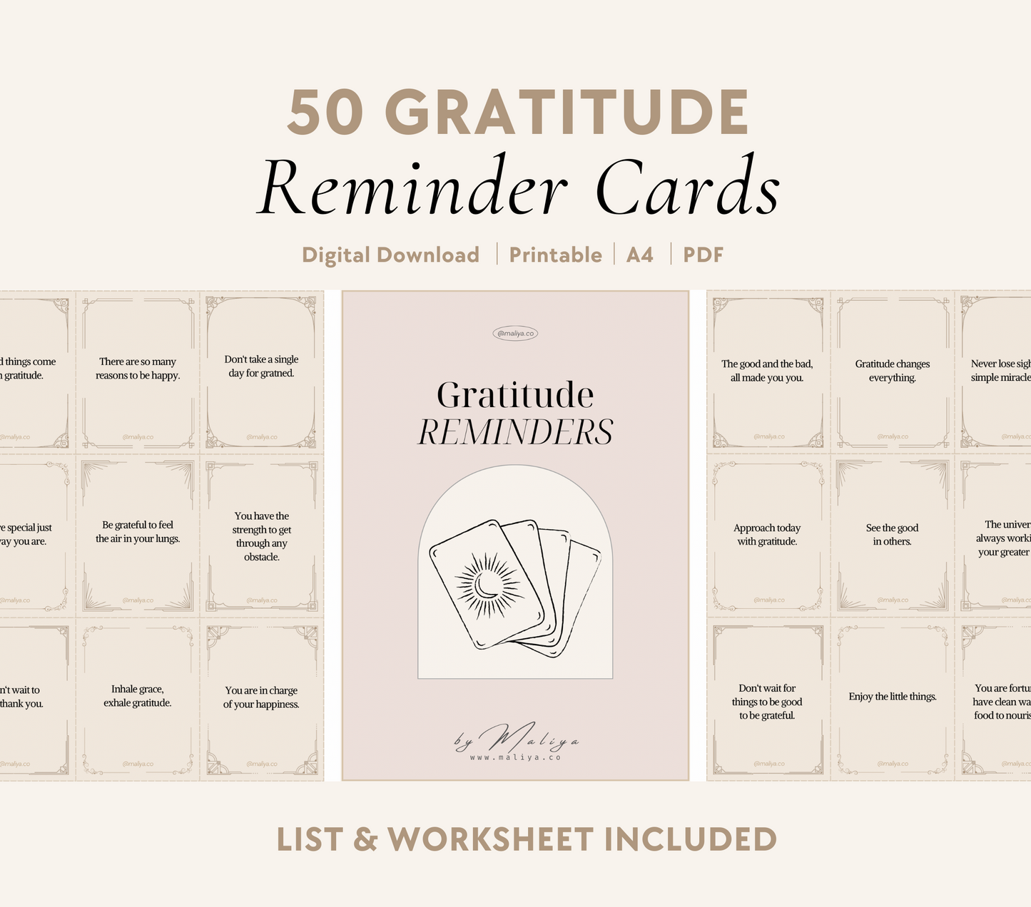 Gratitude Reminders