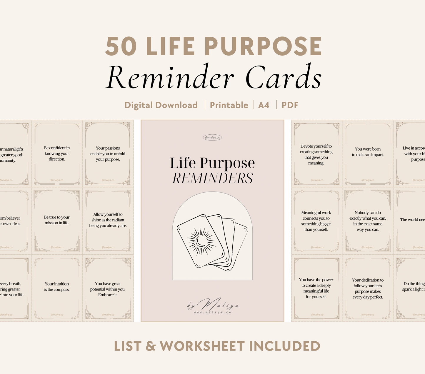 Life Purpose Reminders