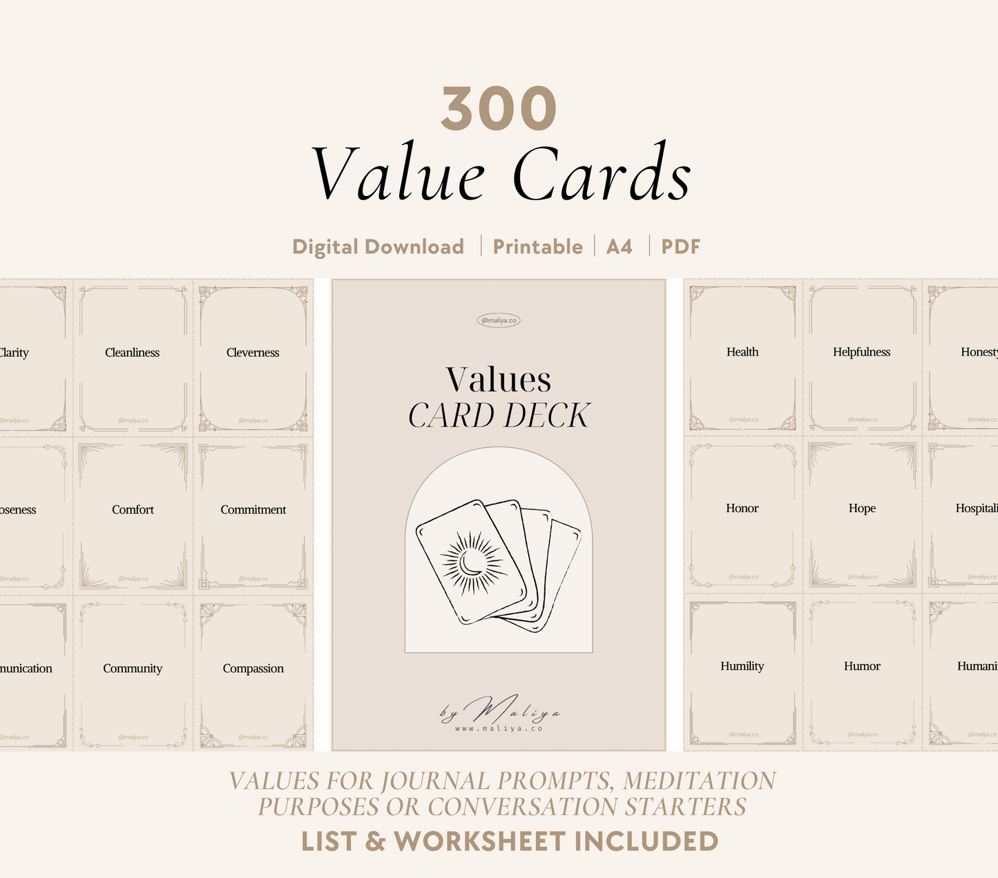 300 Value Cards