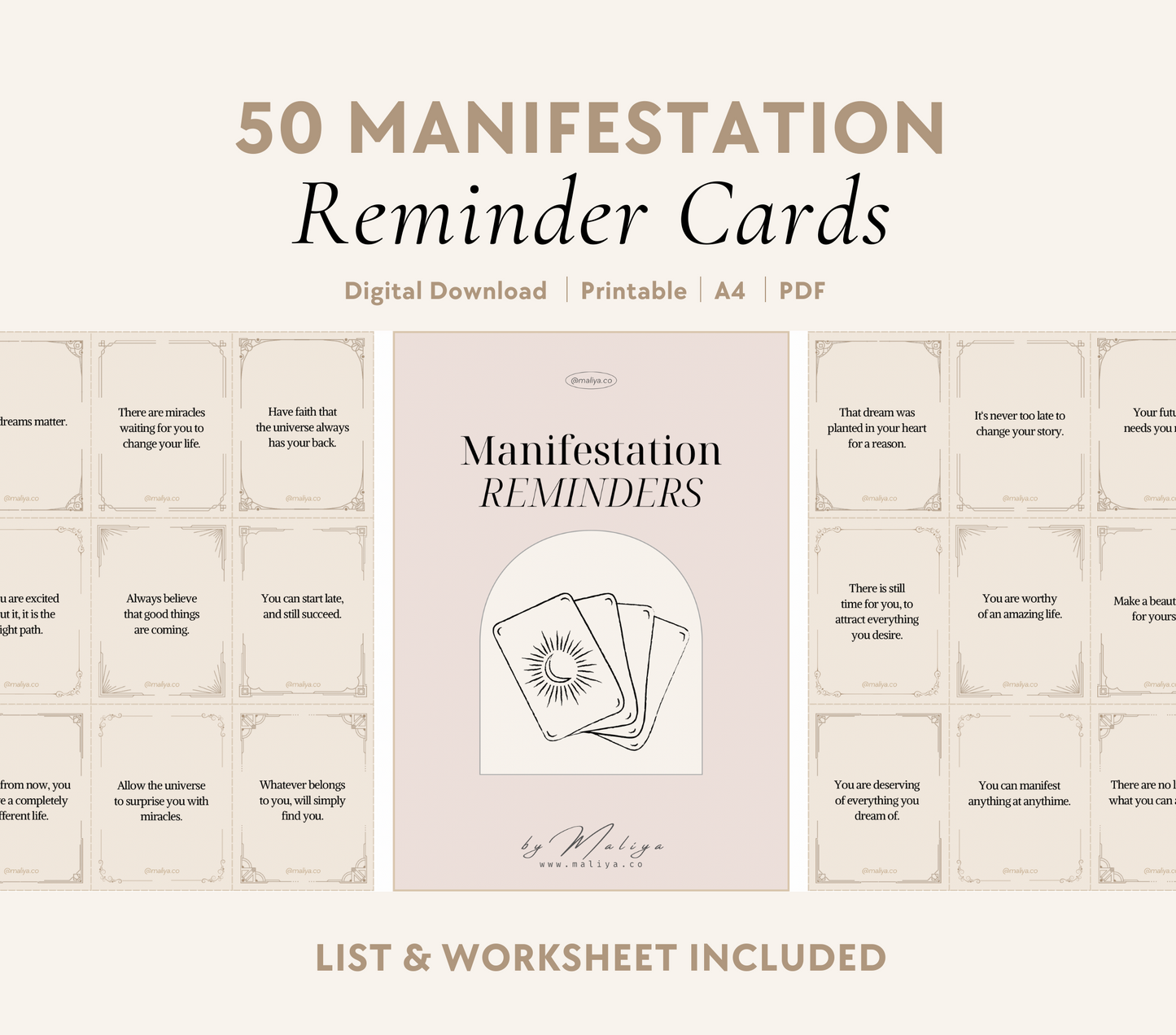 Manifestation Reminders