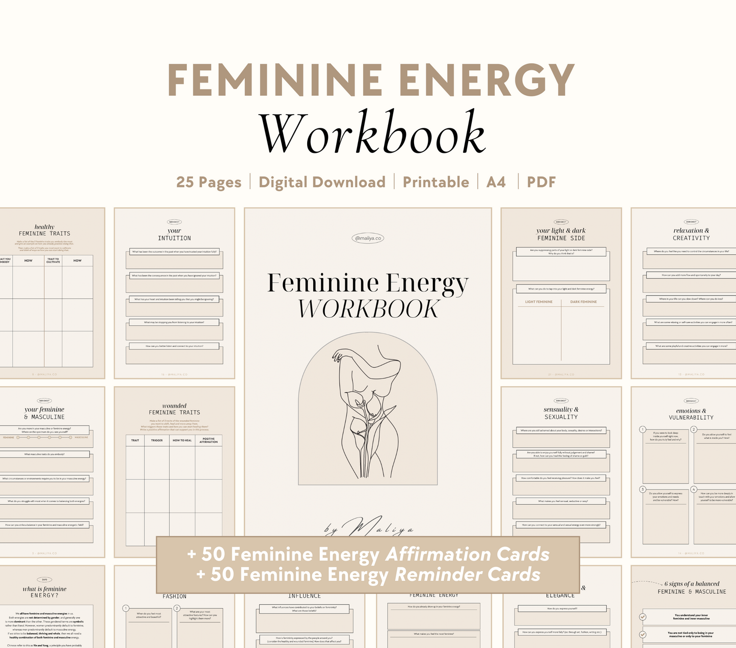 Feminine Energy Workbook