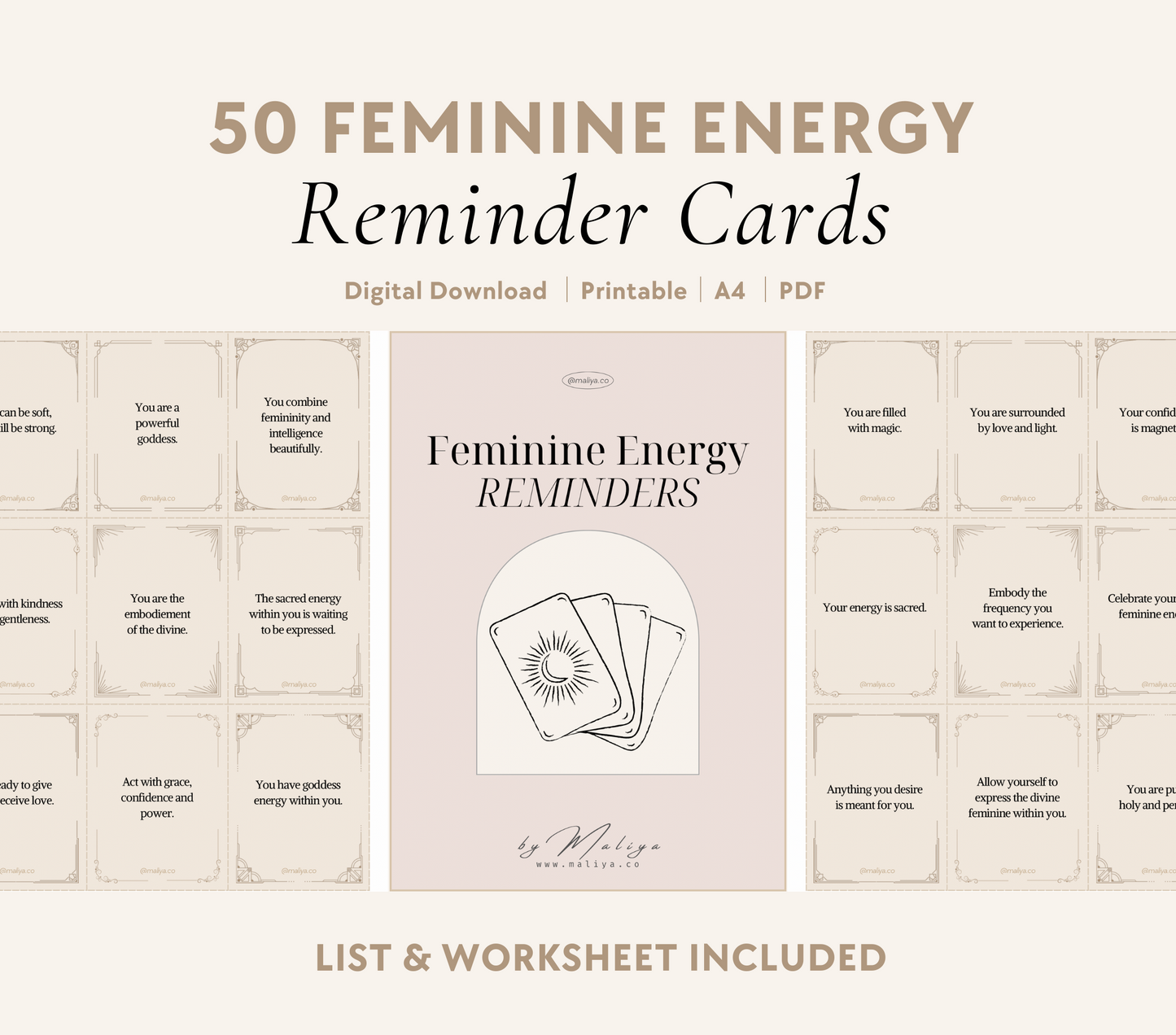 Feminine Energy Reminders