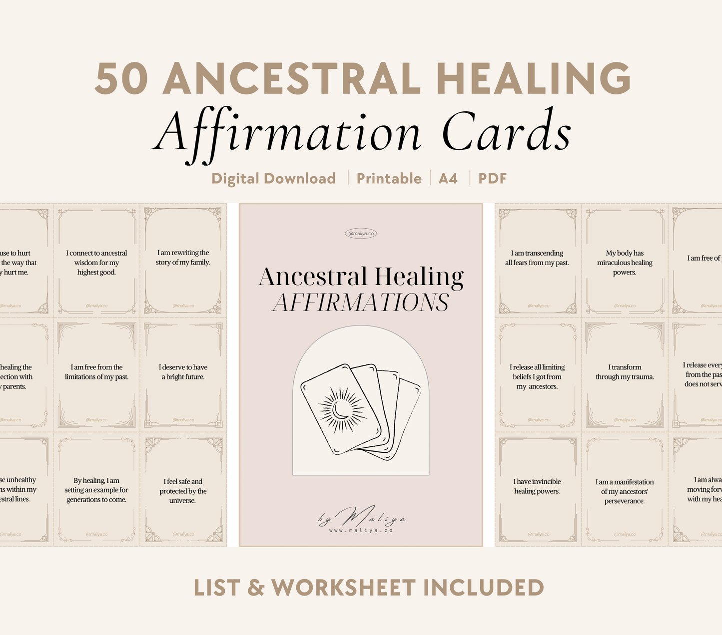 Ancestral Healing Affirmations