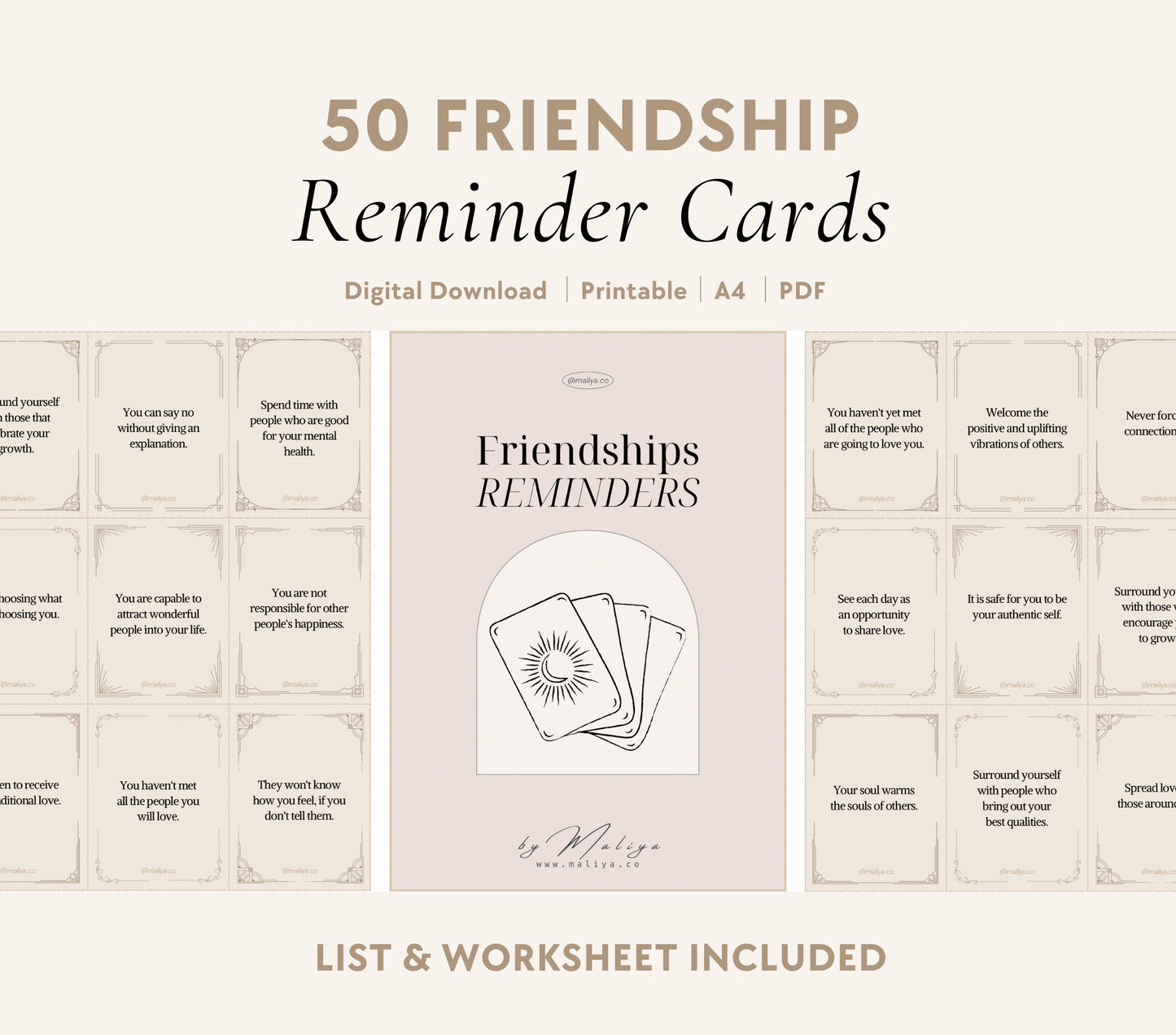 Friendship Reminders
