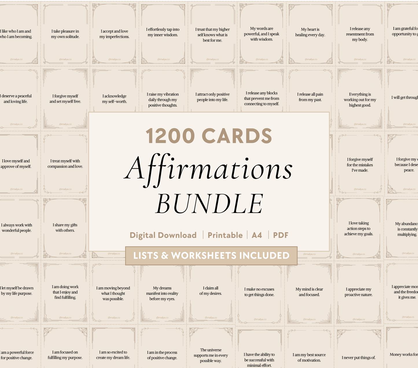 1200 Affirmations Bundle