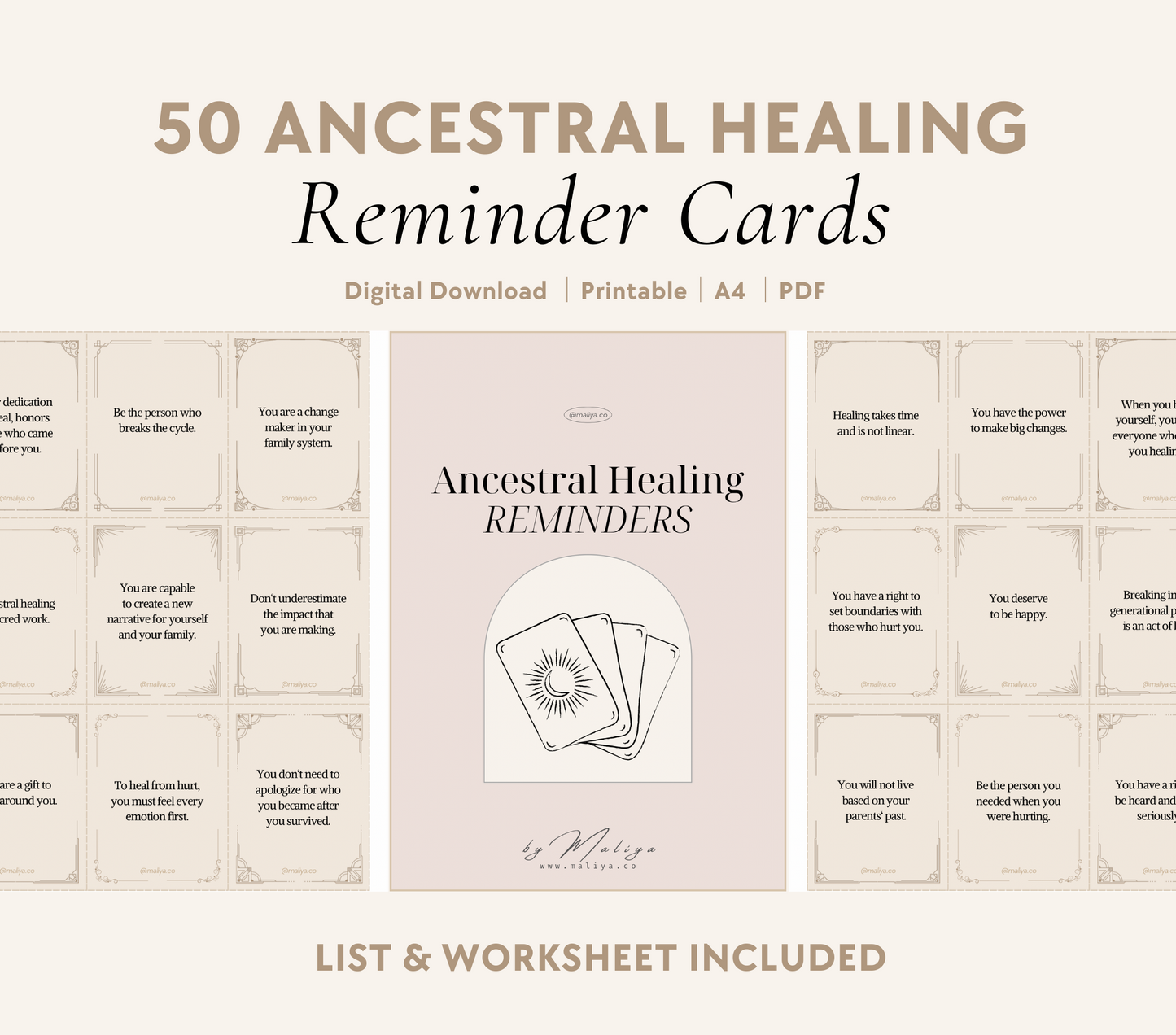 Ancestral Healing Reminders