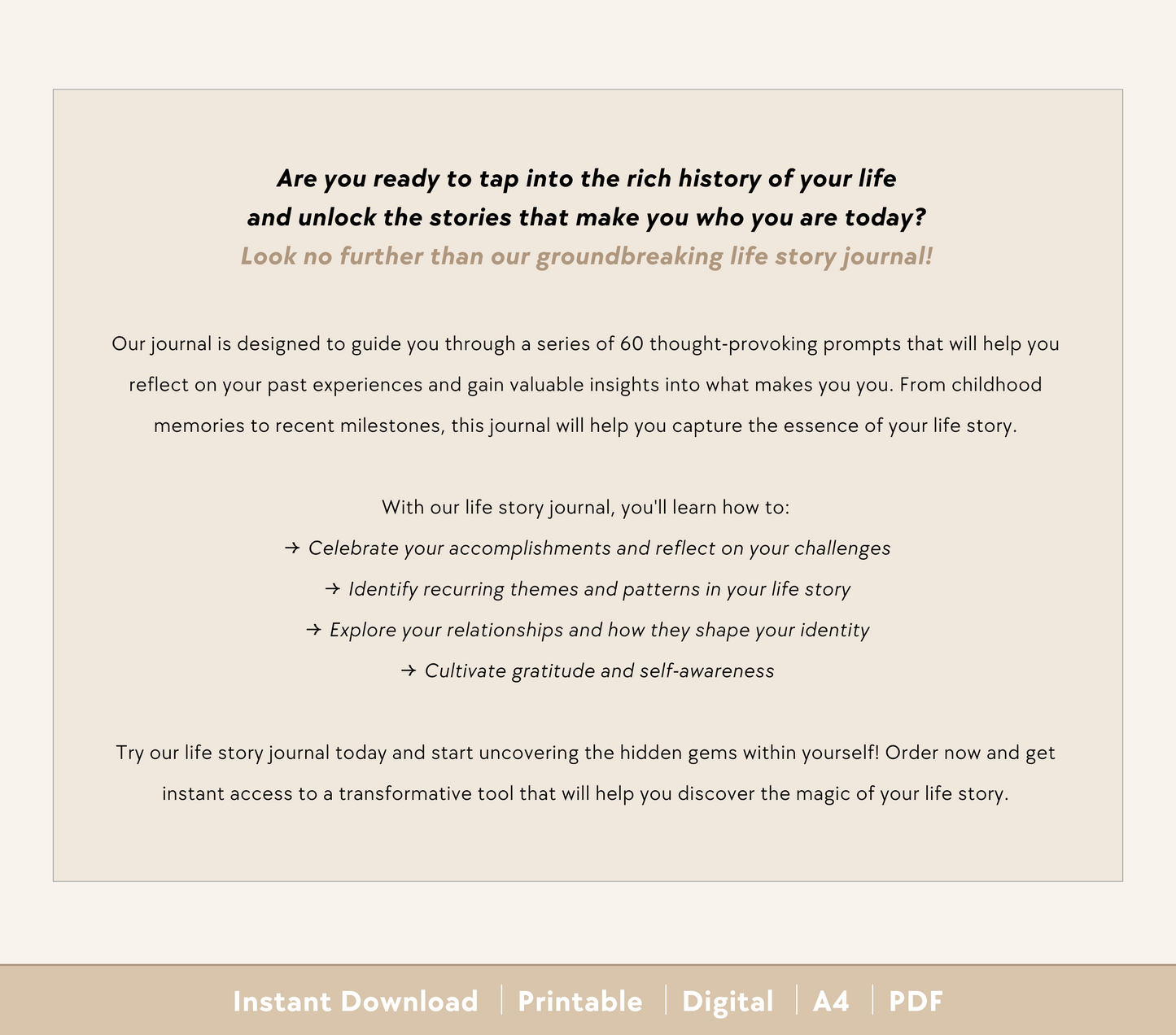 Life Story Journal