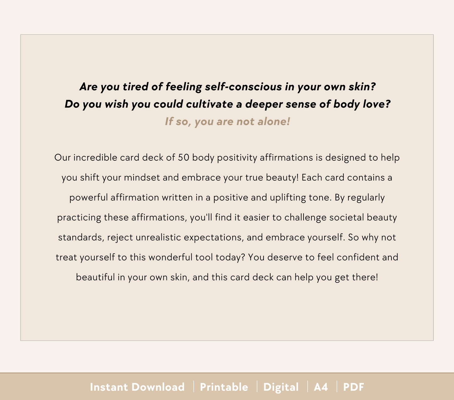 Body Positivity Affirmations