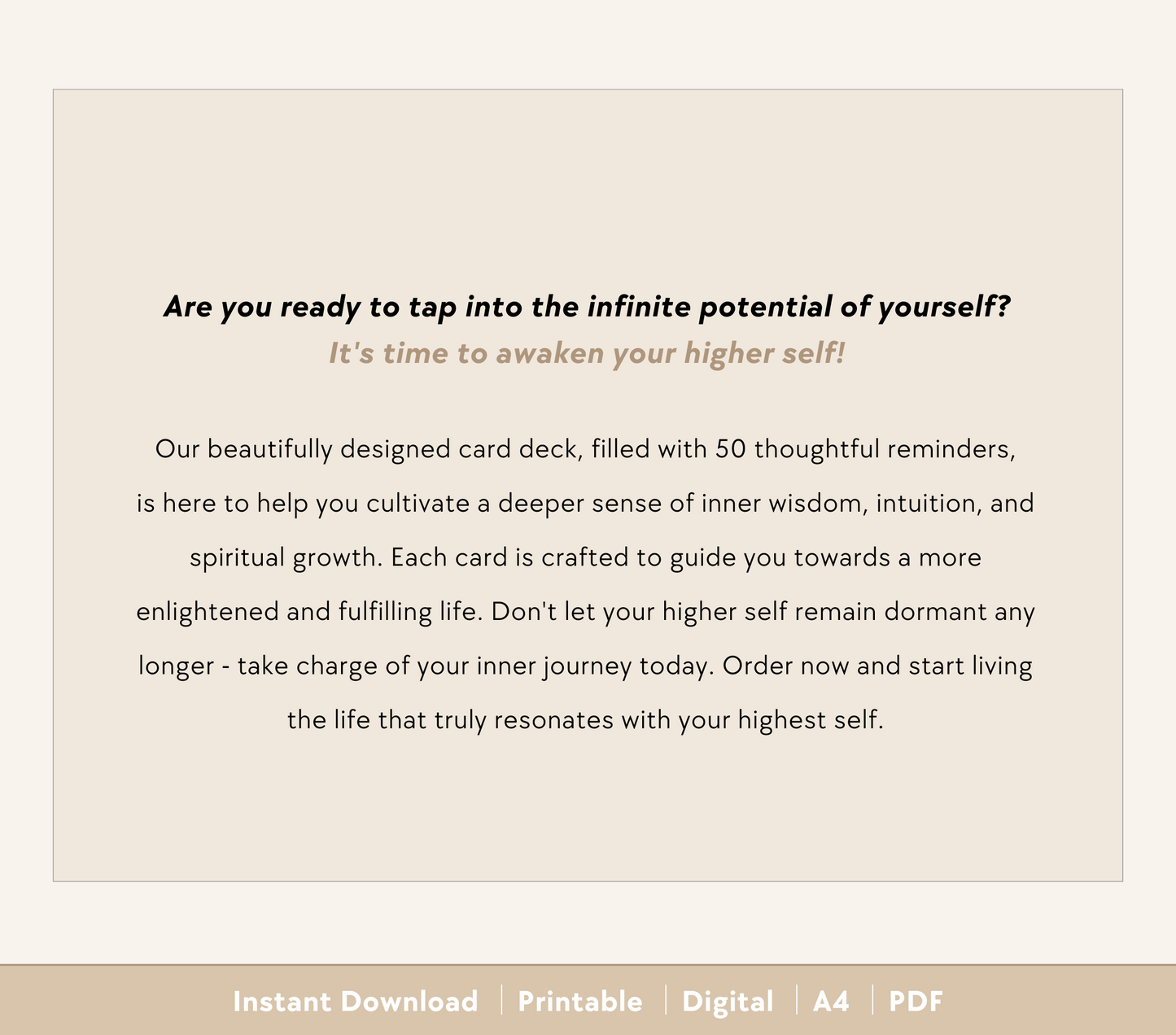 Higher Self Reminders