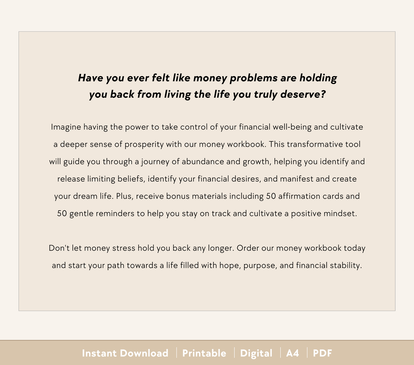 Money Workbook