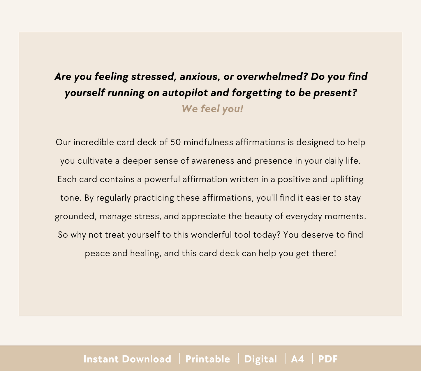 Mindfulness Affirmations