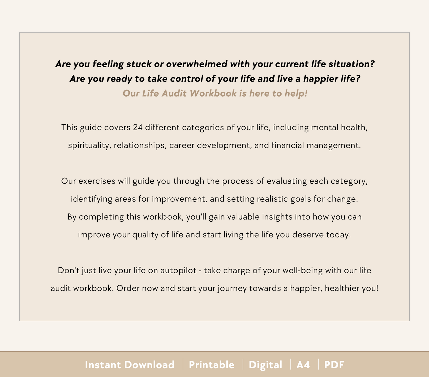 Life Audit Workbook