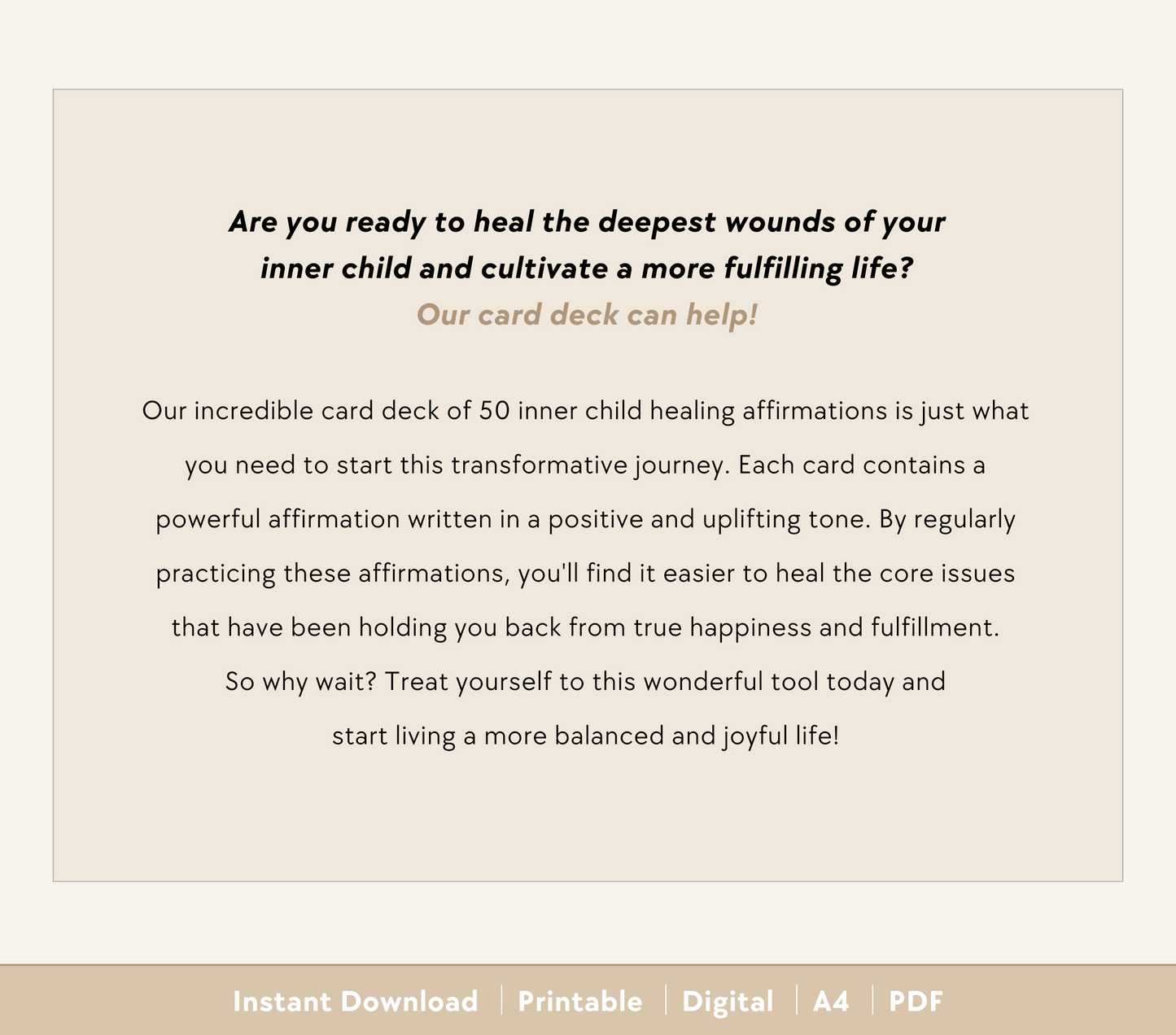 Inner Child Affirmations