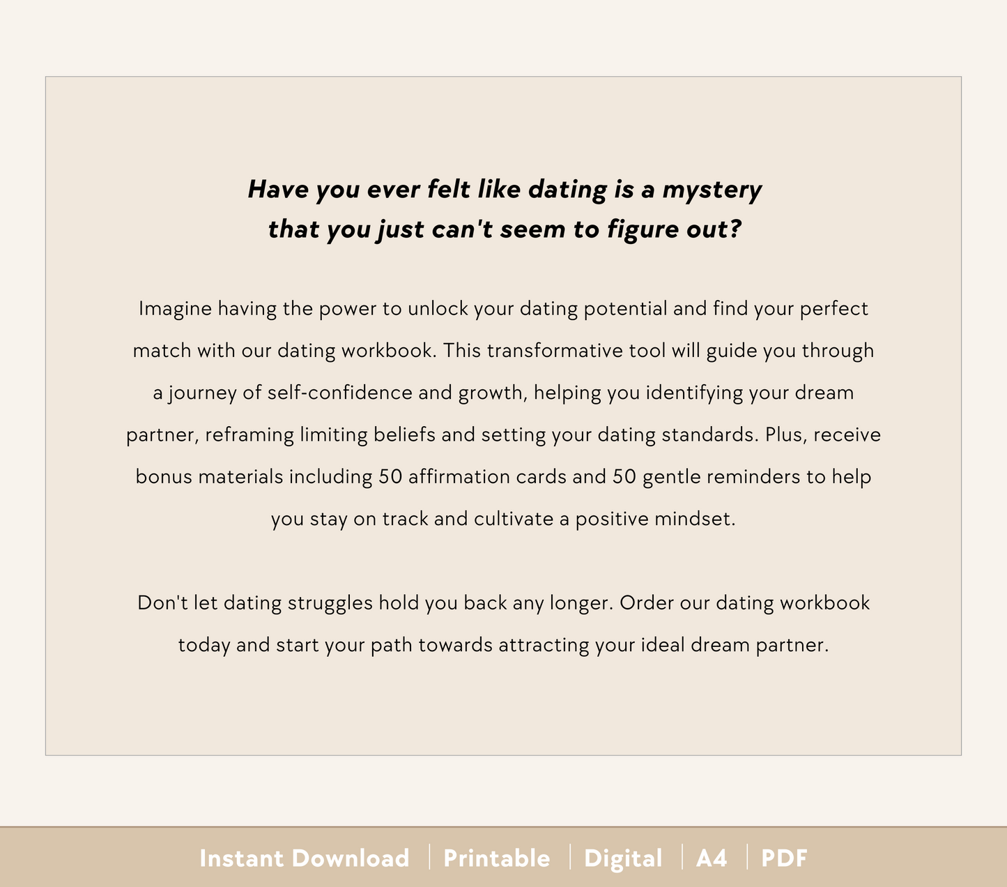 Dating Workbook