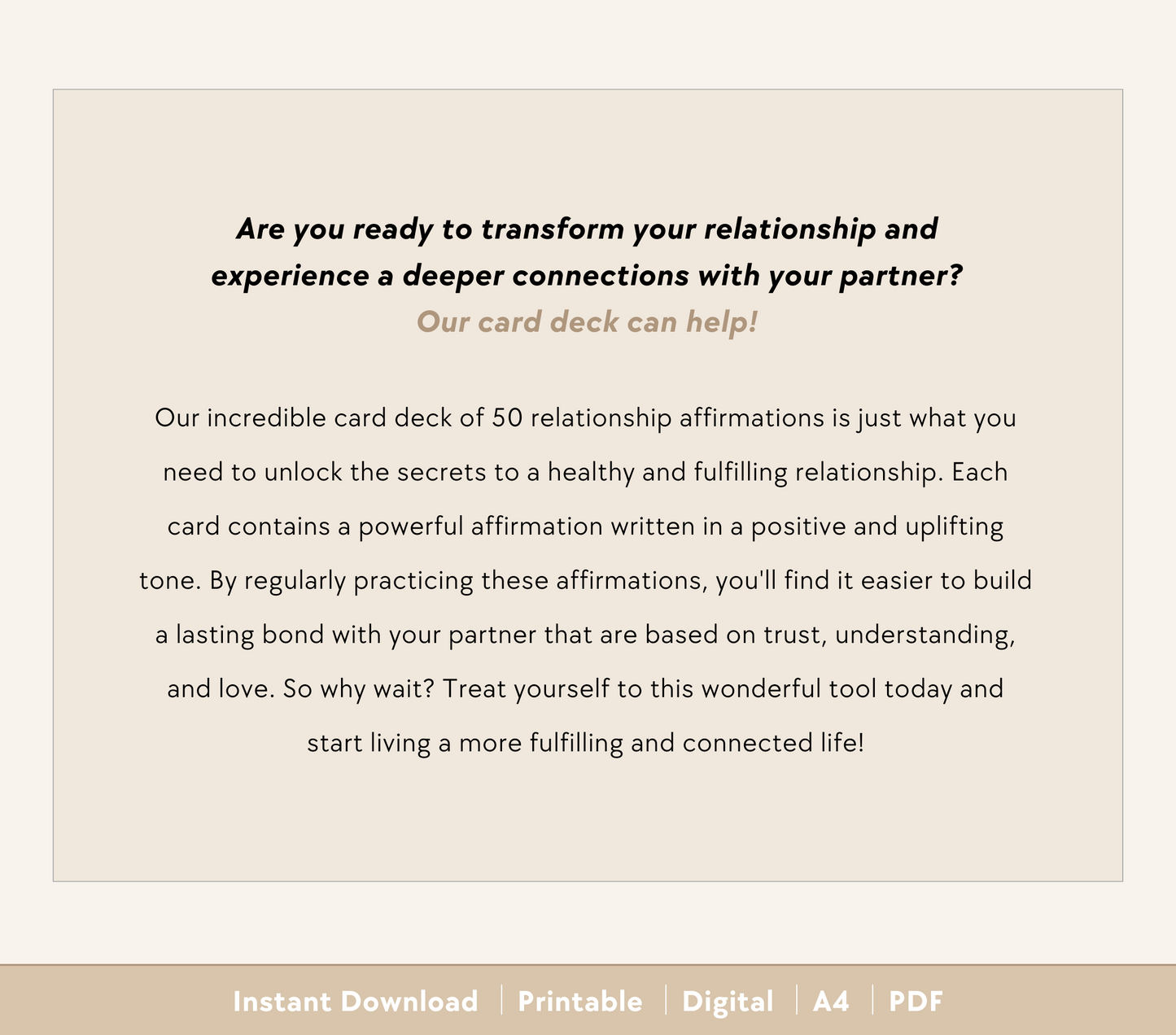 Relationship Affirmations