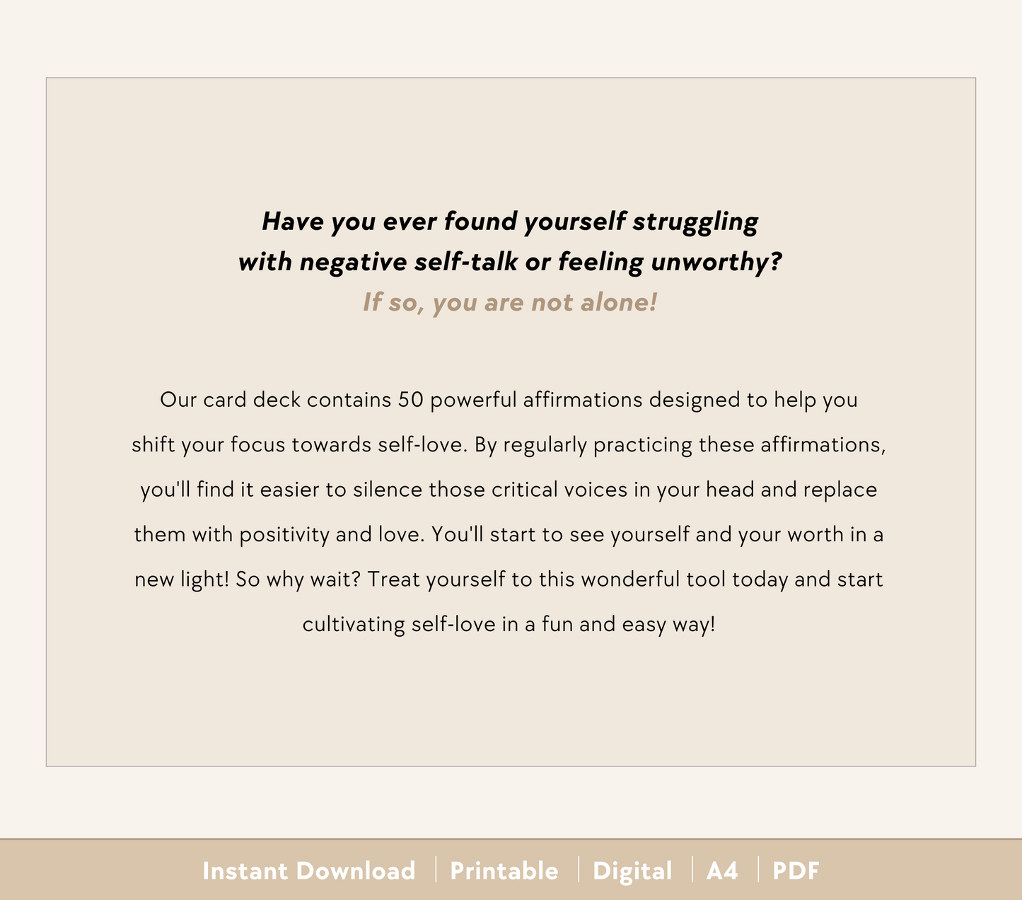 Self-Love Affirmations