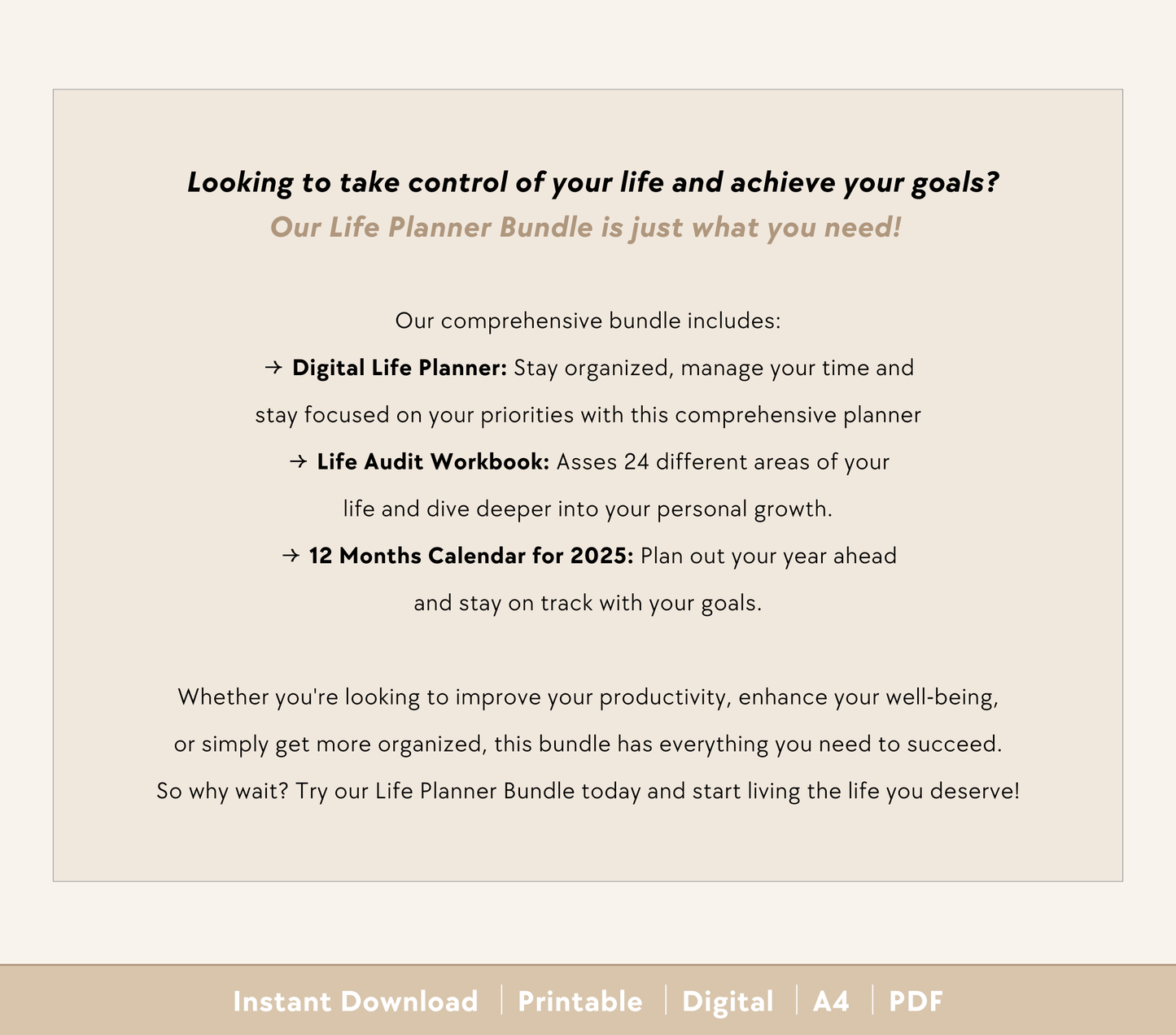 Life Planner Bundle