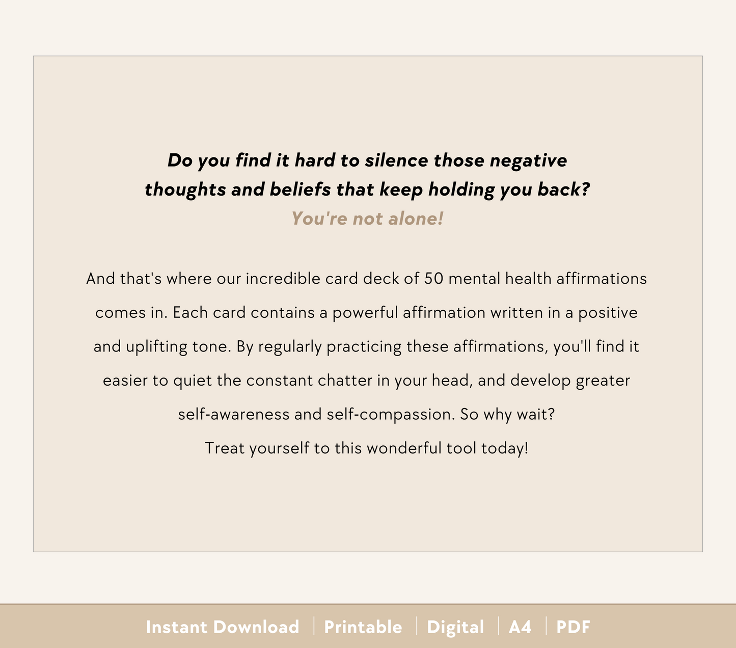 Mental Health Affirmations