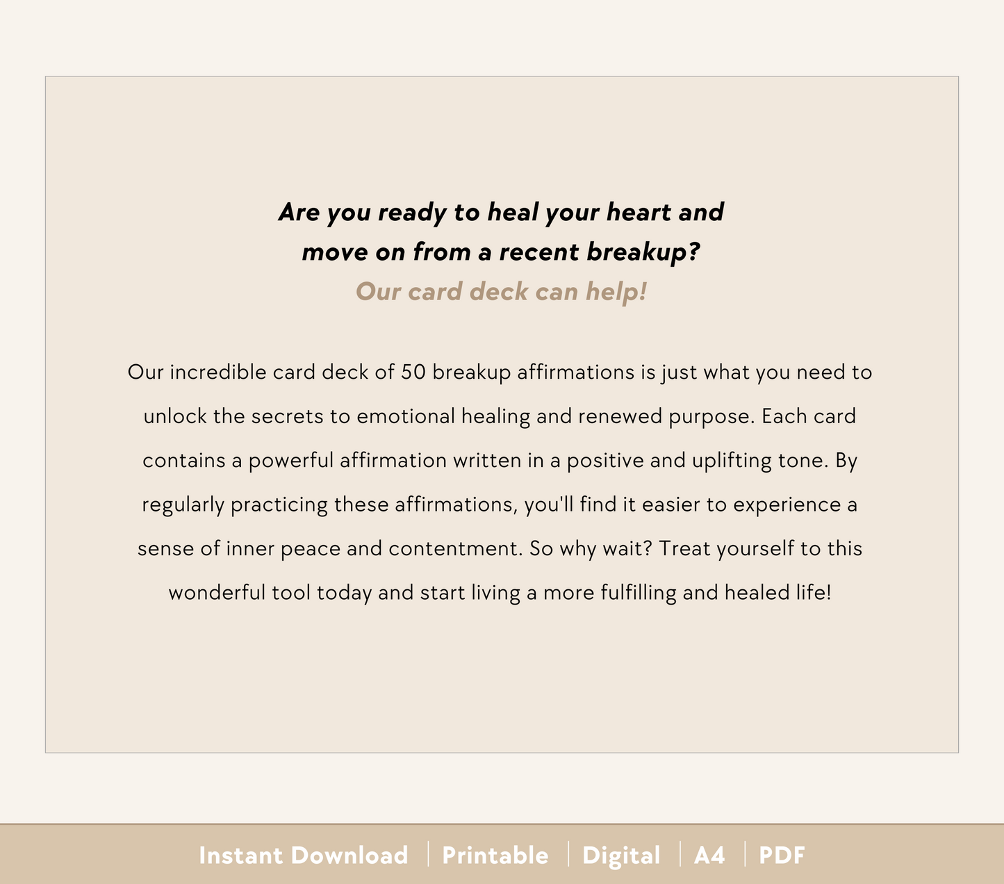 Breakup Affirmations