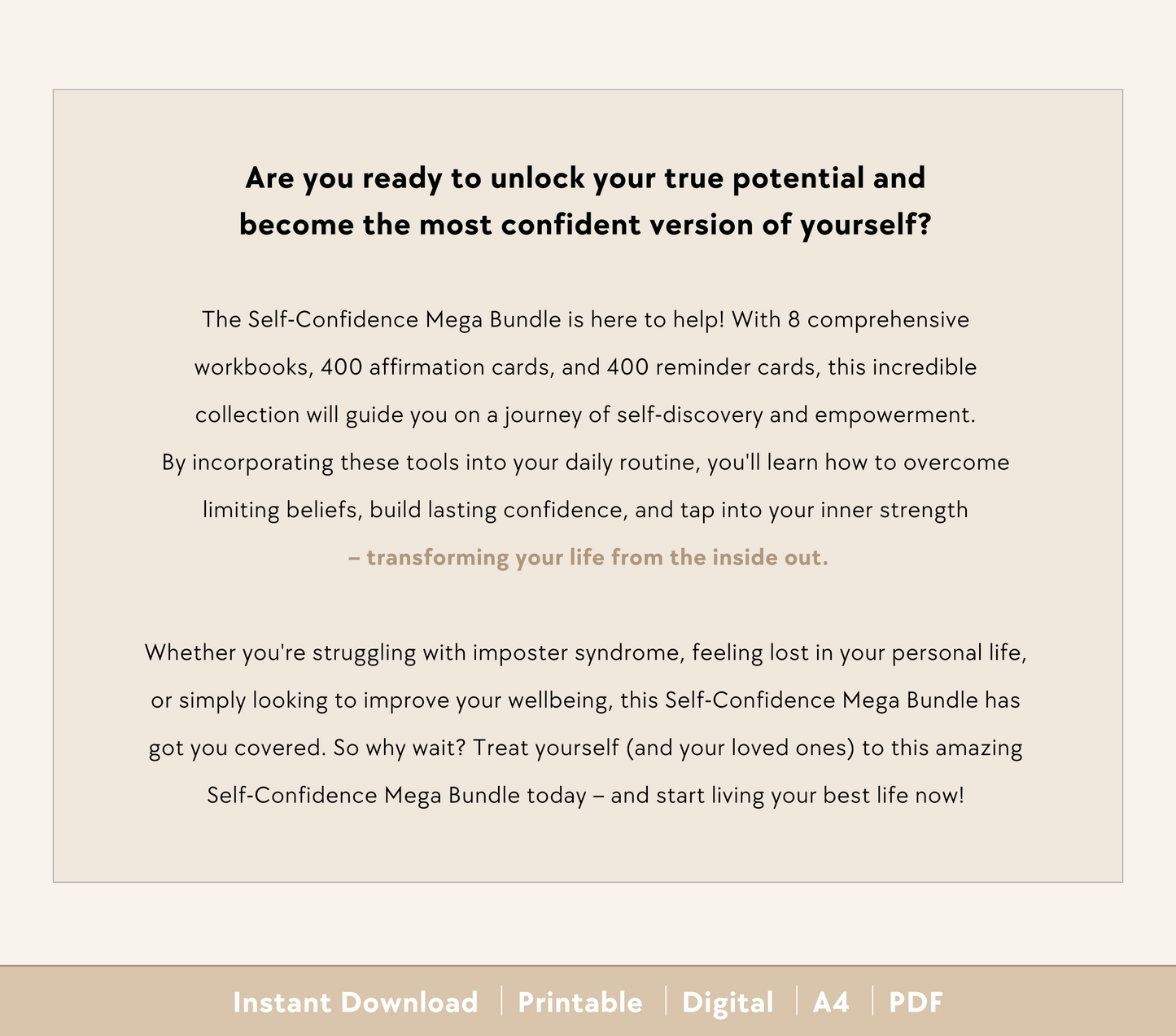 Self-Confidence Bundle