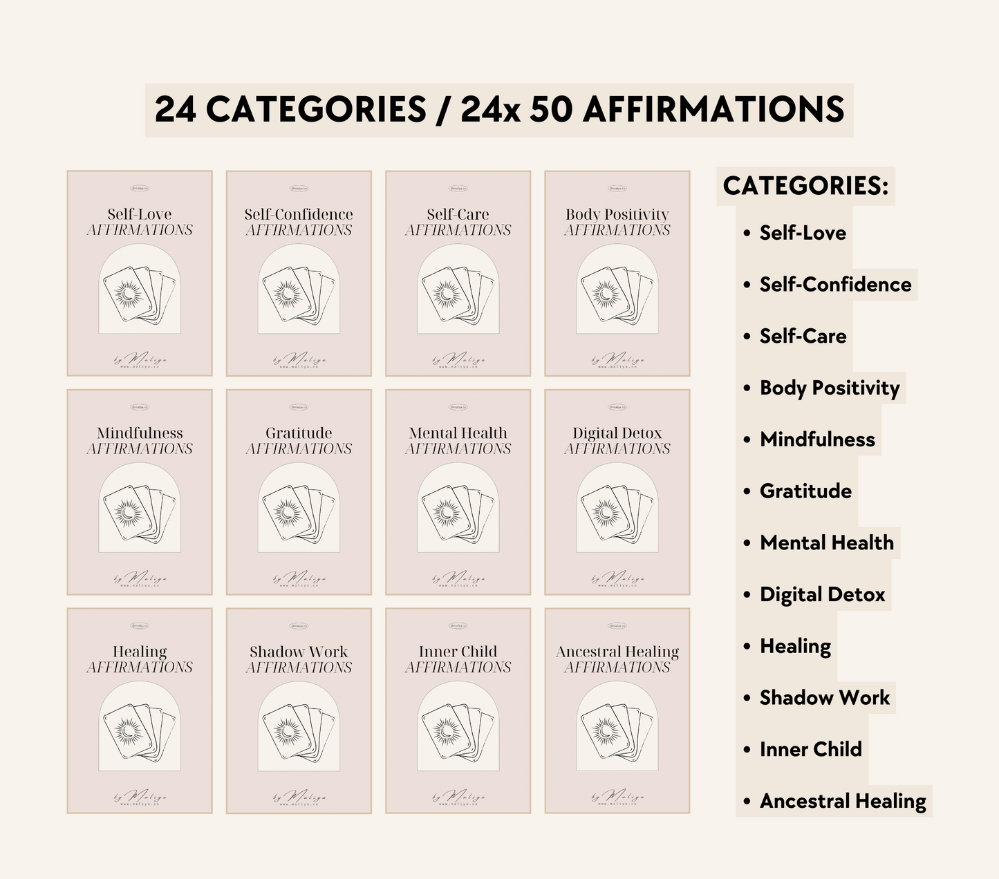 1200 Affirmations Bundle