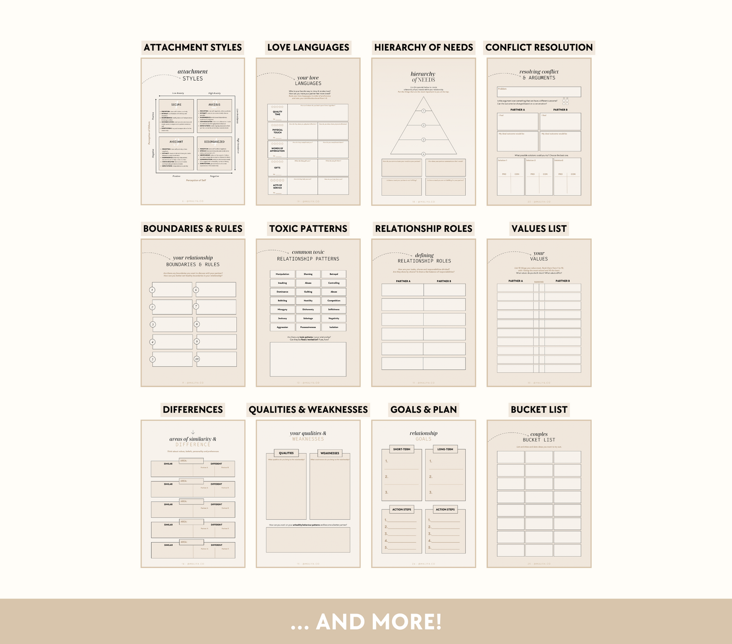Relationship Workbook