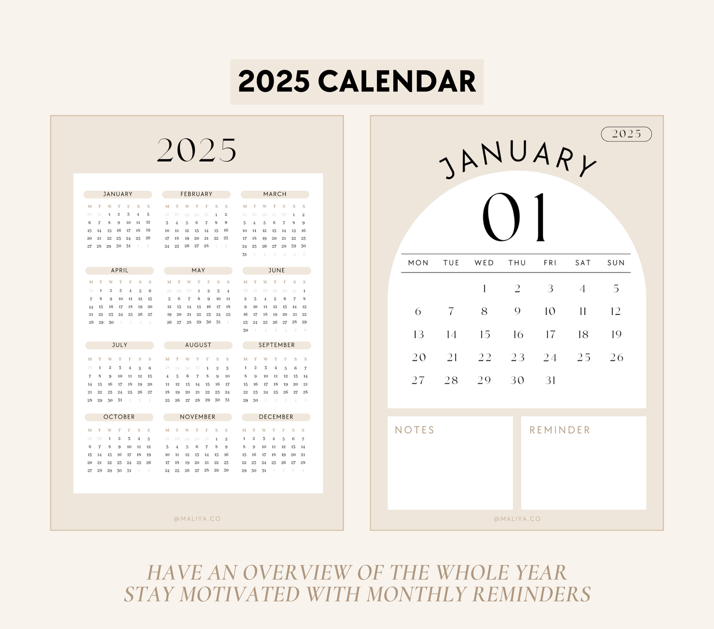 Calendar 2025