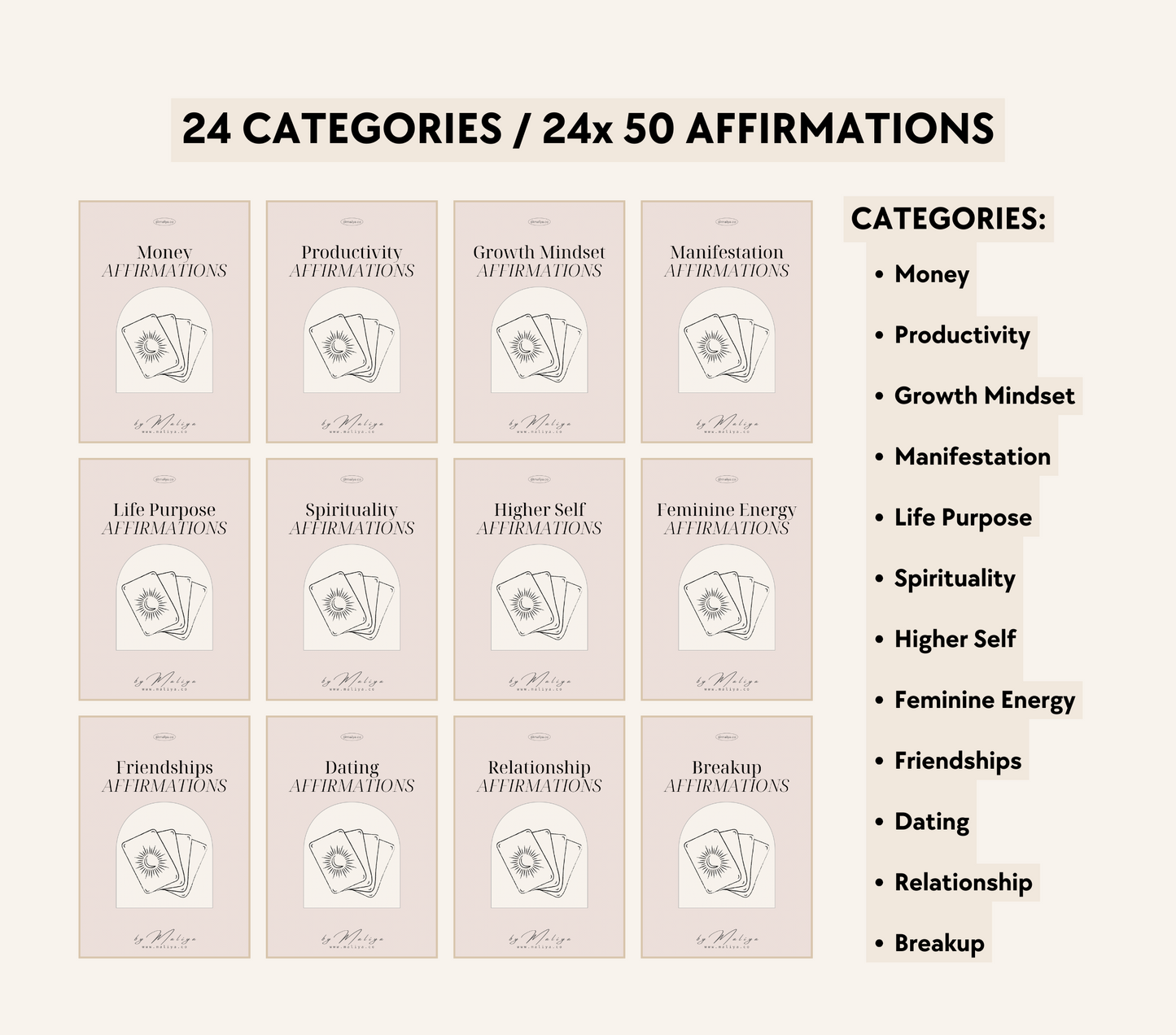 1200 Affirmations Bundle