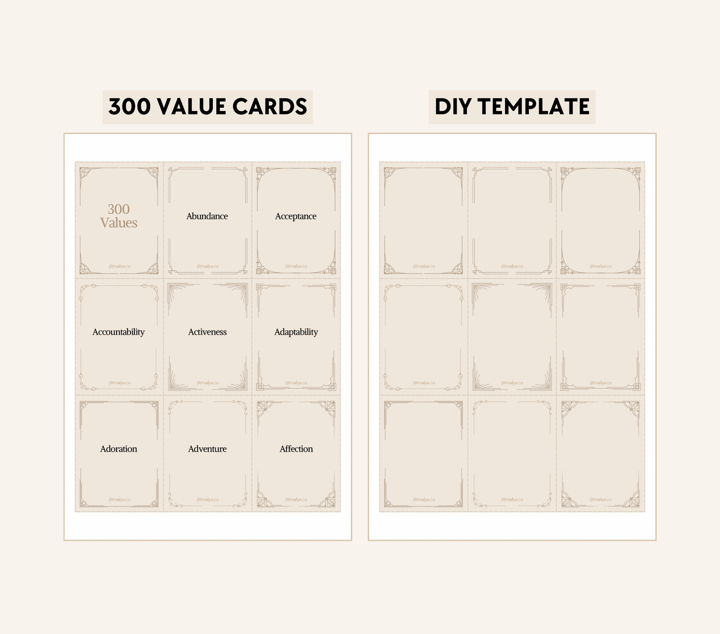 300 Value Cards
