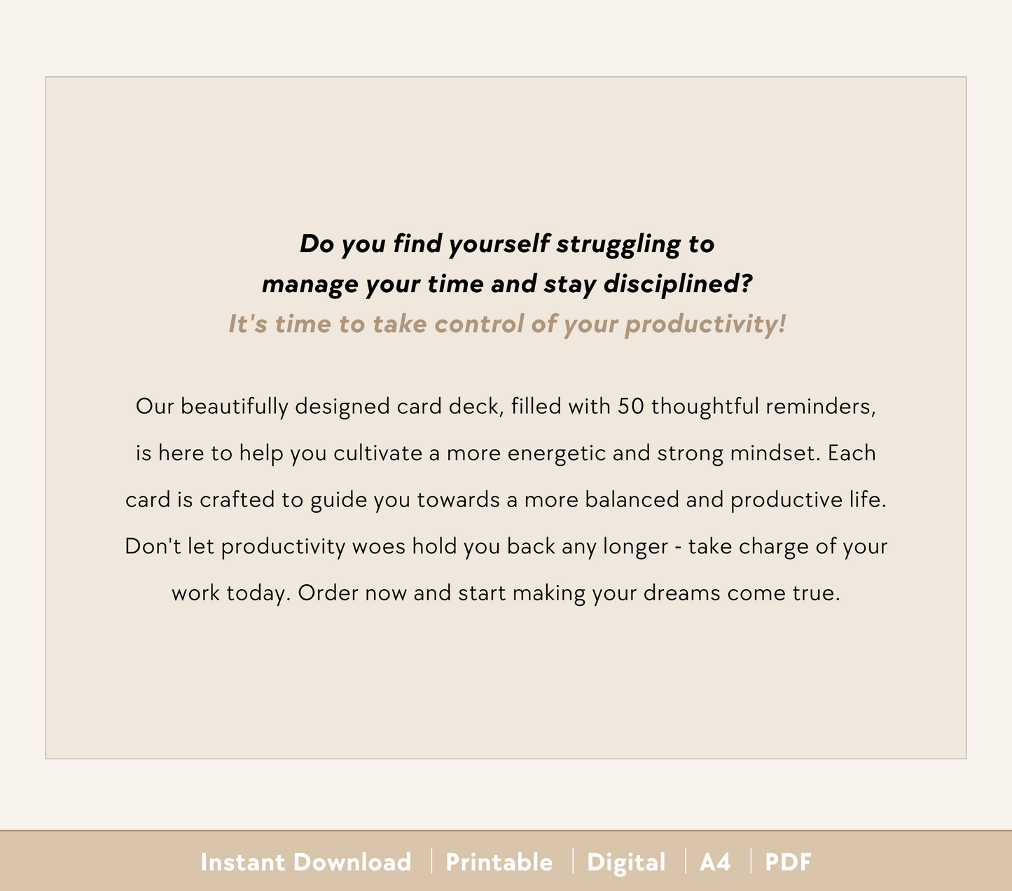 Productivity Reminders